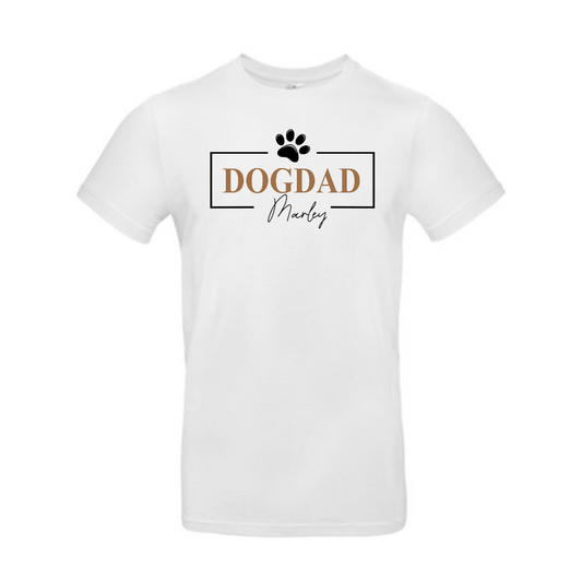 Hundepapa Shirt - Dogdad Shirt - Hunde Papa Shirt - Dog Dad Shirt mit Namen