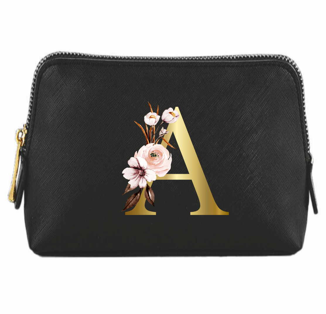 Personalisierte Kosmetiktasche mit Buchstabe
