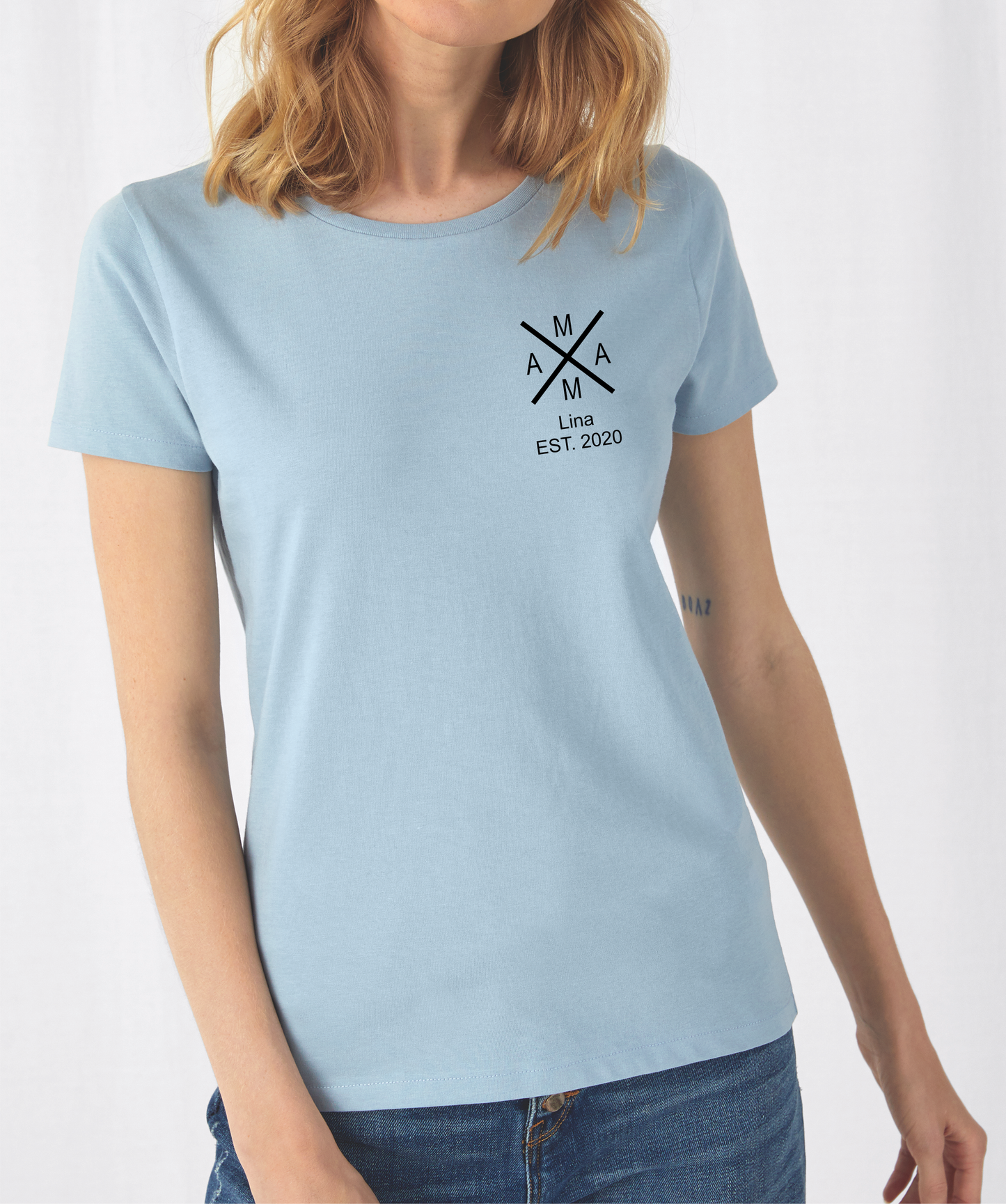 Personalized Mama Shirt | Mama Shirt EST. with year of birth and name | Mother's Day gift | Mother's Day gift | Mama T-shirt with child