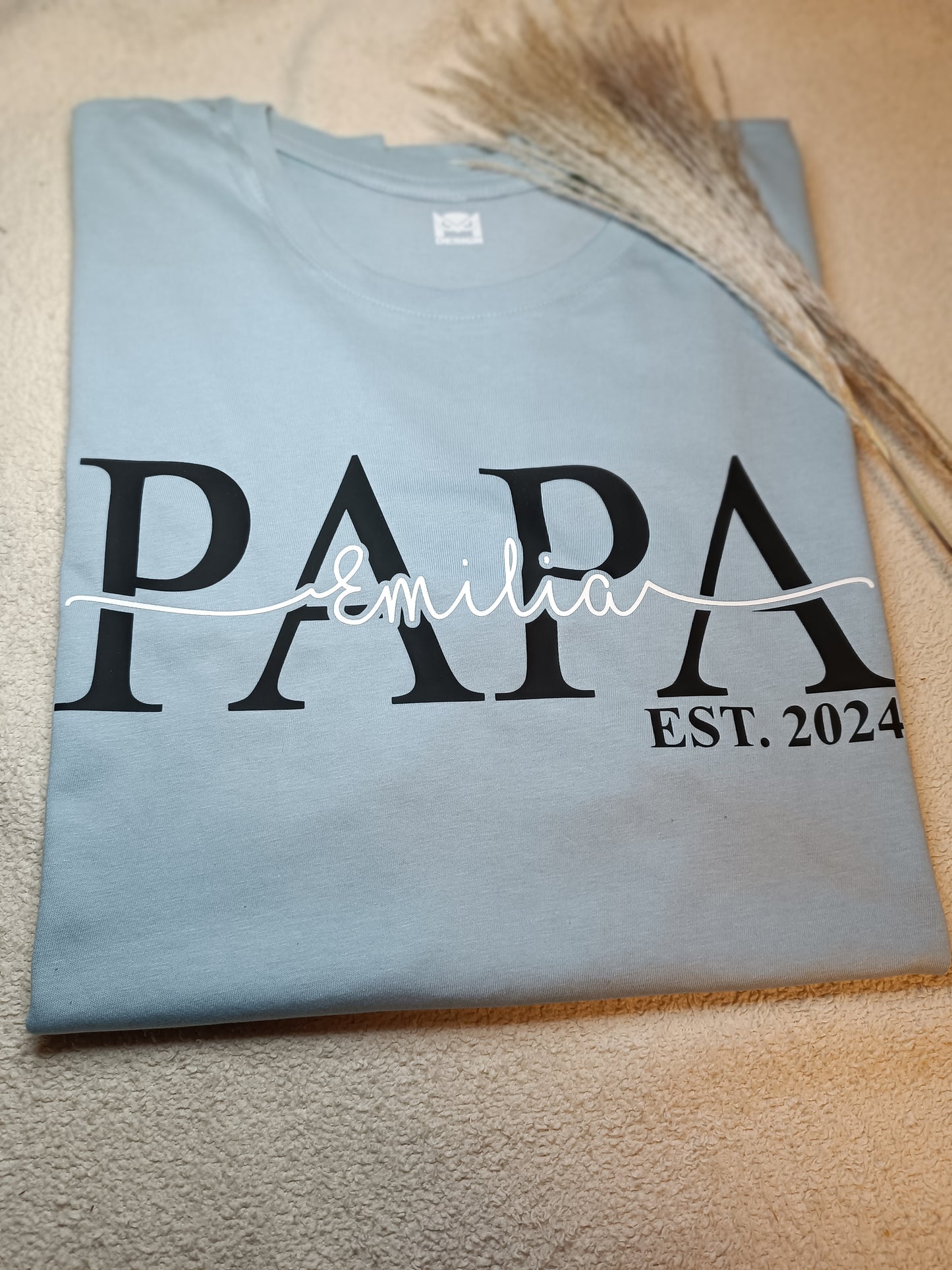 Papa Shirt | DAD Shirt | Opa Shirt | Vatertag | Geburt | Kindernamen