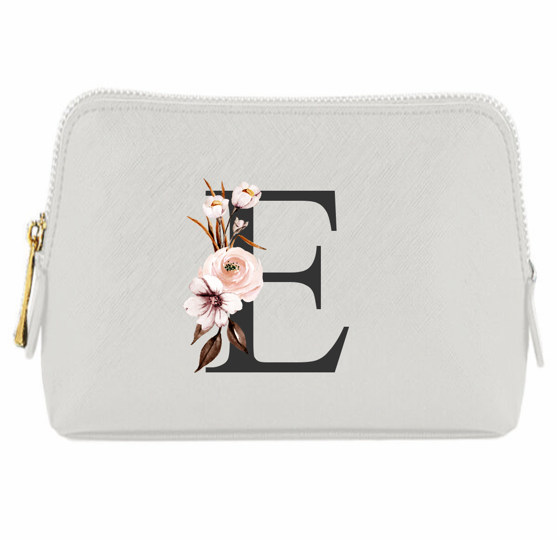 Personalisierte Kosmetiktasche mit Buchstabe