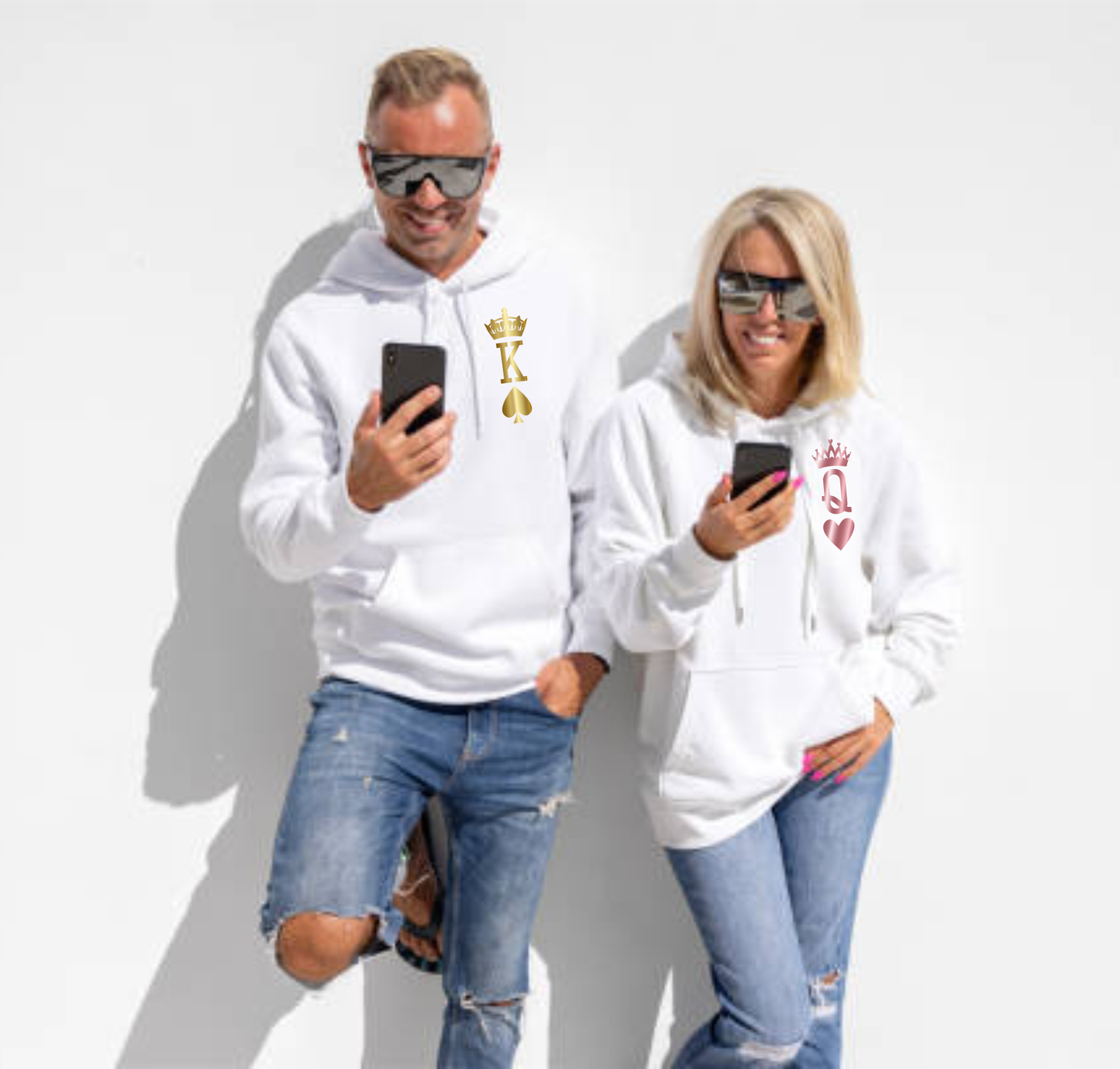 King und Queen Hoodies - King Queen Pullover