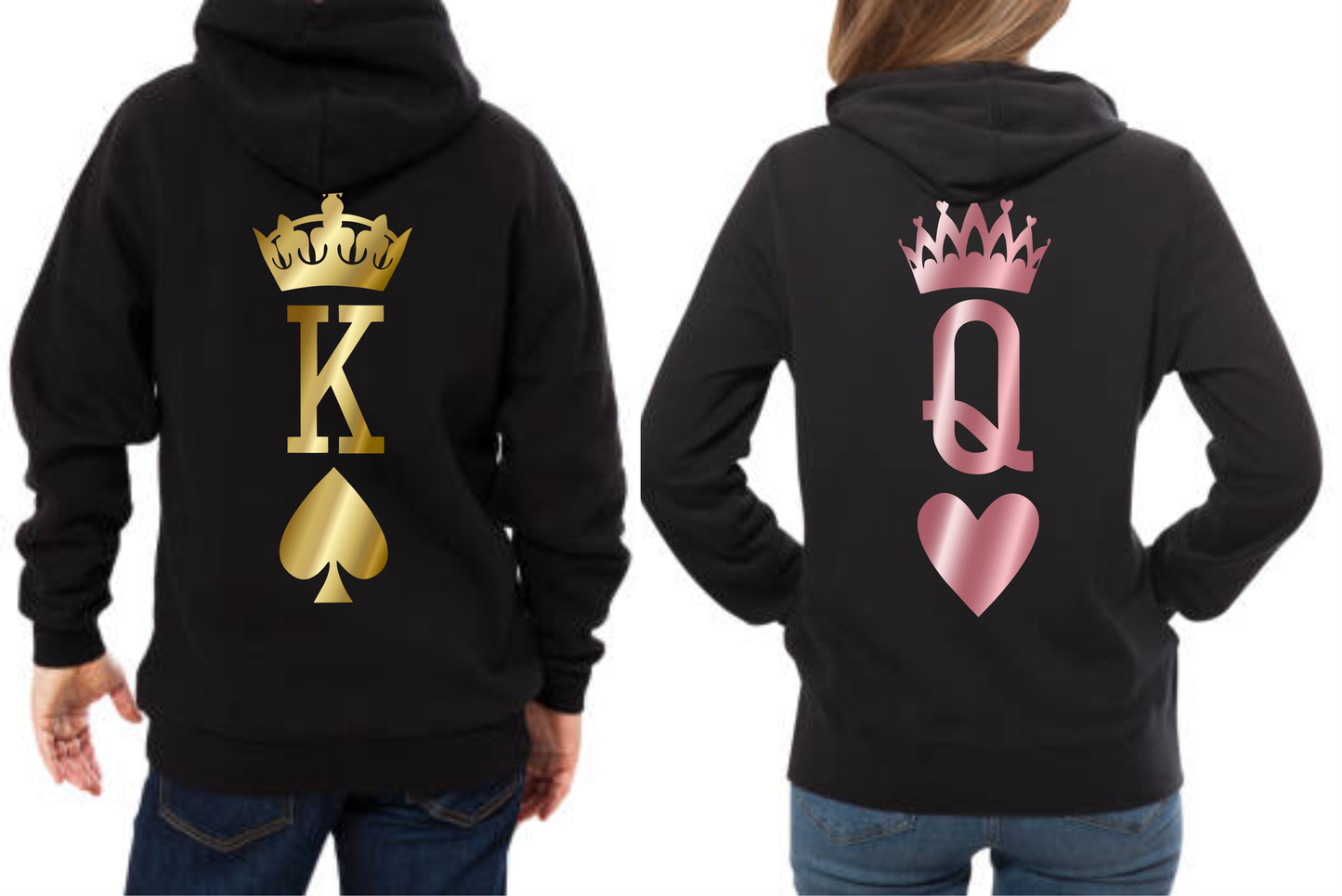 King und Queen Hoodies - King Queen Pullover