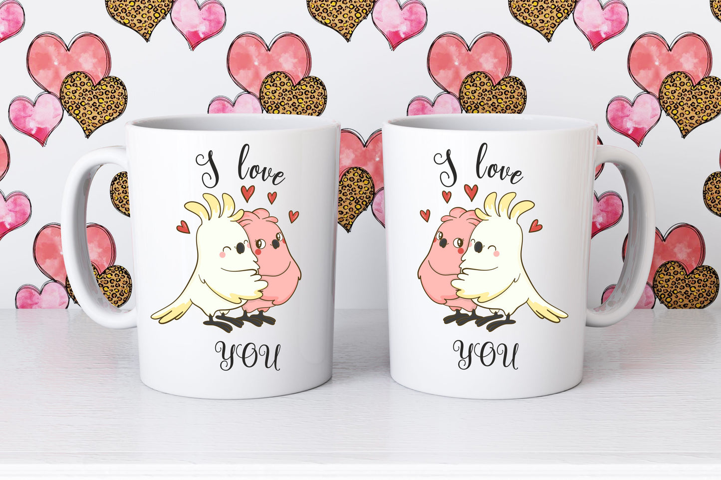 Tasse Valentinstag "I love you" sweet Animals