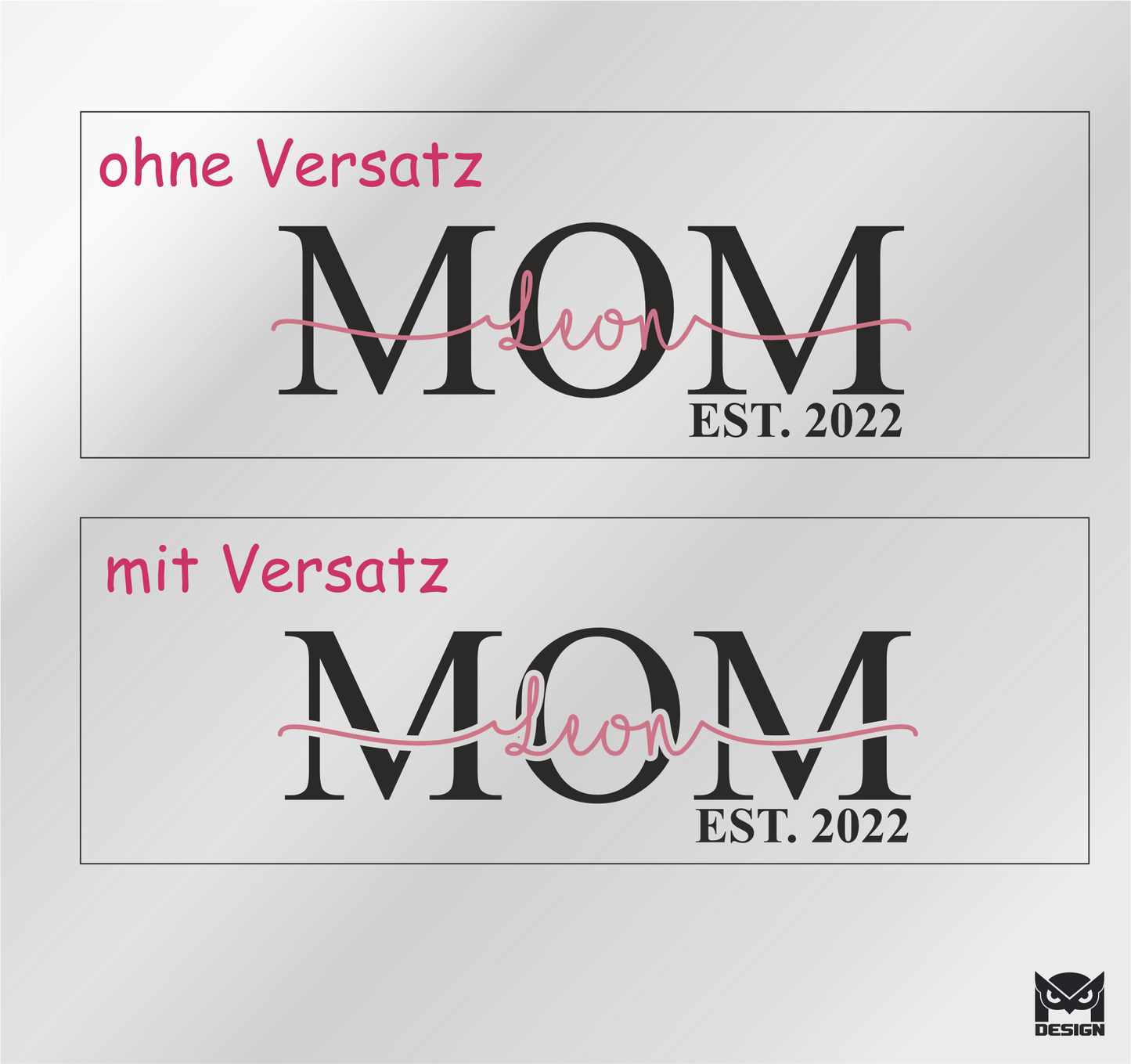 Mama hoodie personalized with children's names and birth years