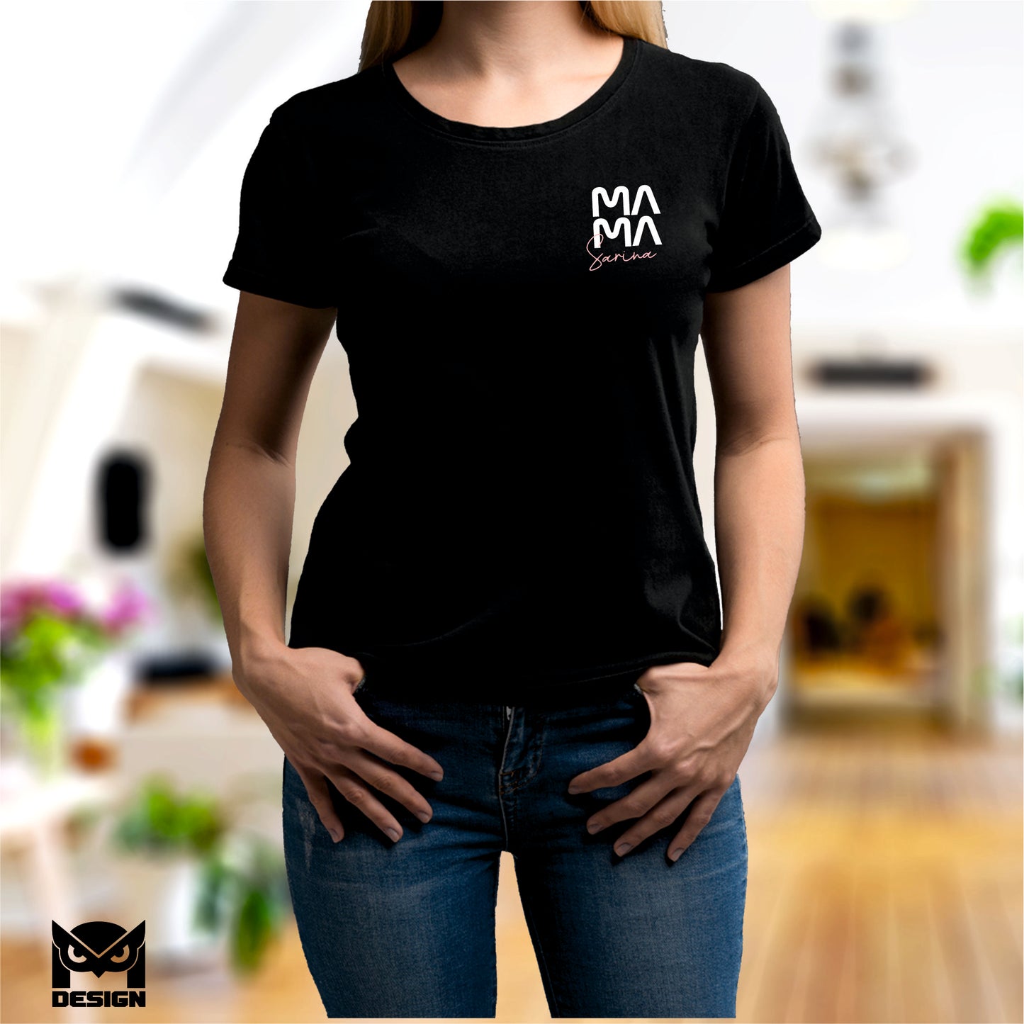 Mama Shirt minimal Design | MOM Shirt | Muttertag | Geburt | Kindernamen