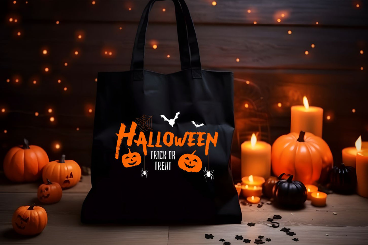 Sac en coton Halloween sac en tissu Halloween