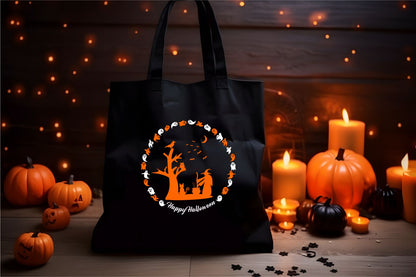 Halloween cotton bag fabric bag Halloween