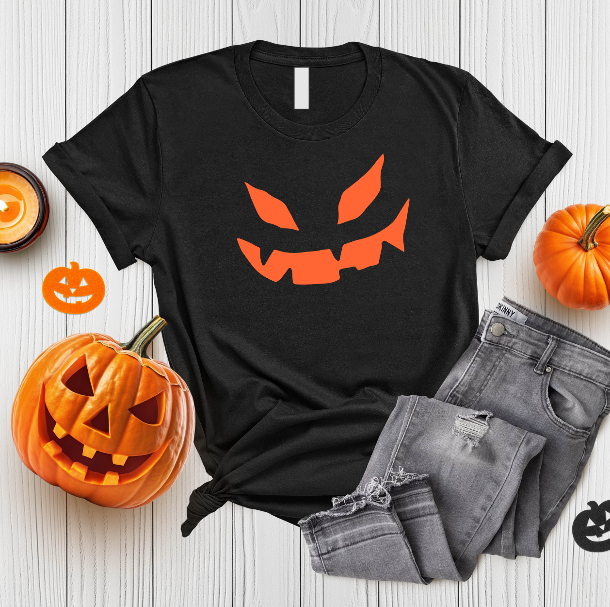 Halloween Shirt Kürbis Shirt