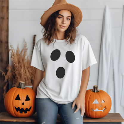 Halloween Shirt Gespenst, Halloween Kostüm Shirt mit Gespenst Gesicht