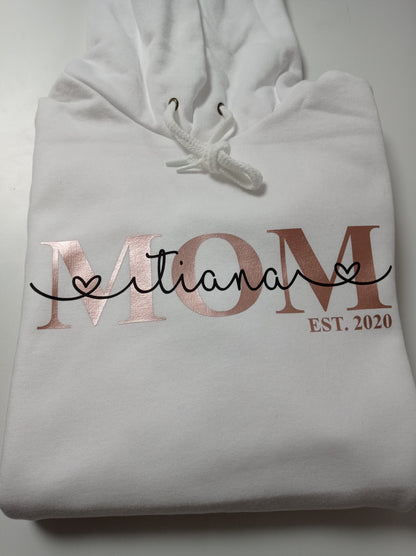 Mom Hoodie | MOM Hoodie | Grandma Hoodie | Mother's Day | birth | children's names