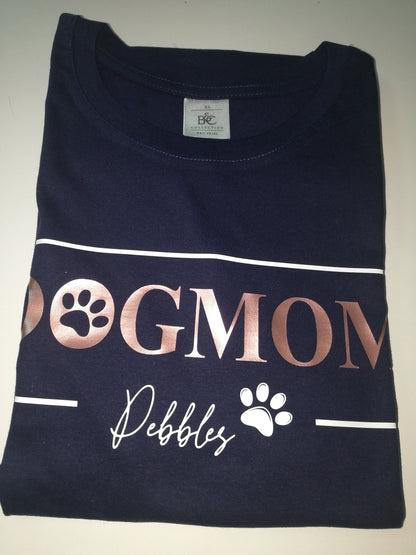 Dog Mom Shirt - Dogmom Shirt - Dog Mom Shirt - Dog Mom Shirt with Name