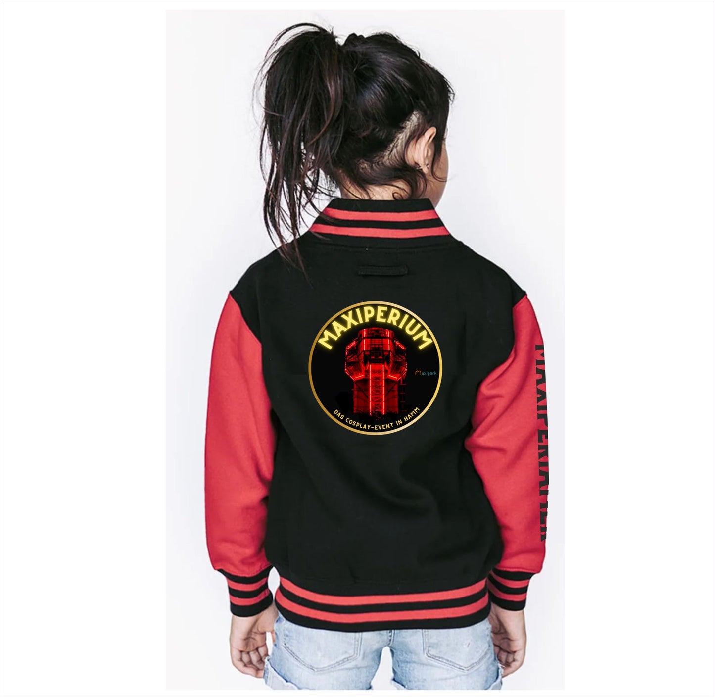 MAXIPERIANER College Jacke Kids rückansicht