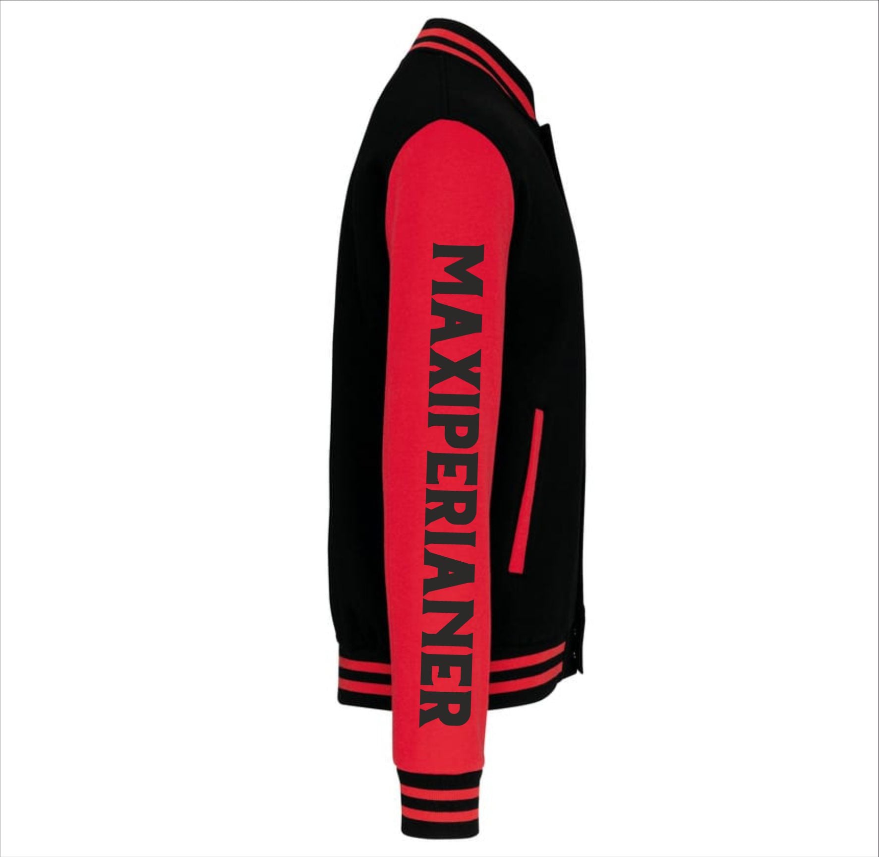 MAXIPERIANER College Jacke Kids seitenansicht