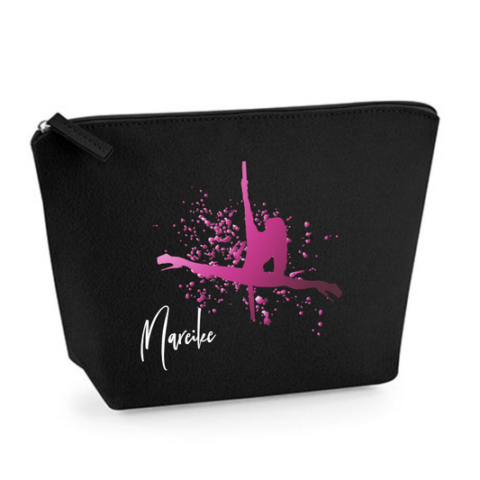 Pole dance cosmetic bag personalized