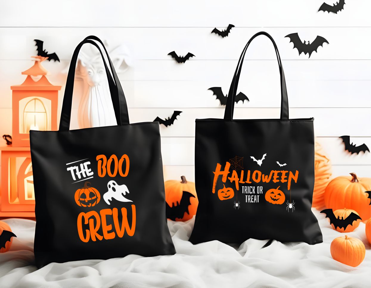 Sac en coton Halloween sac en tissu Halloween