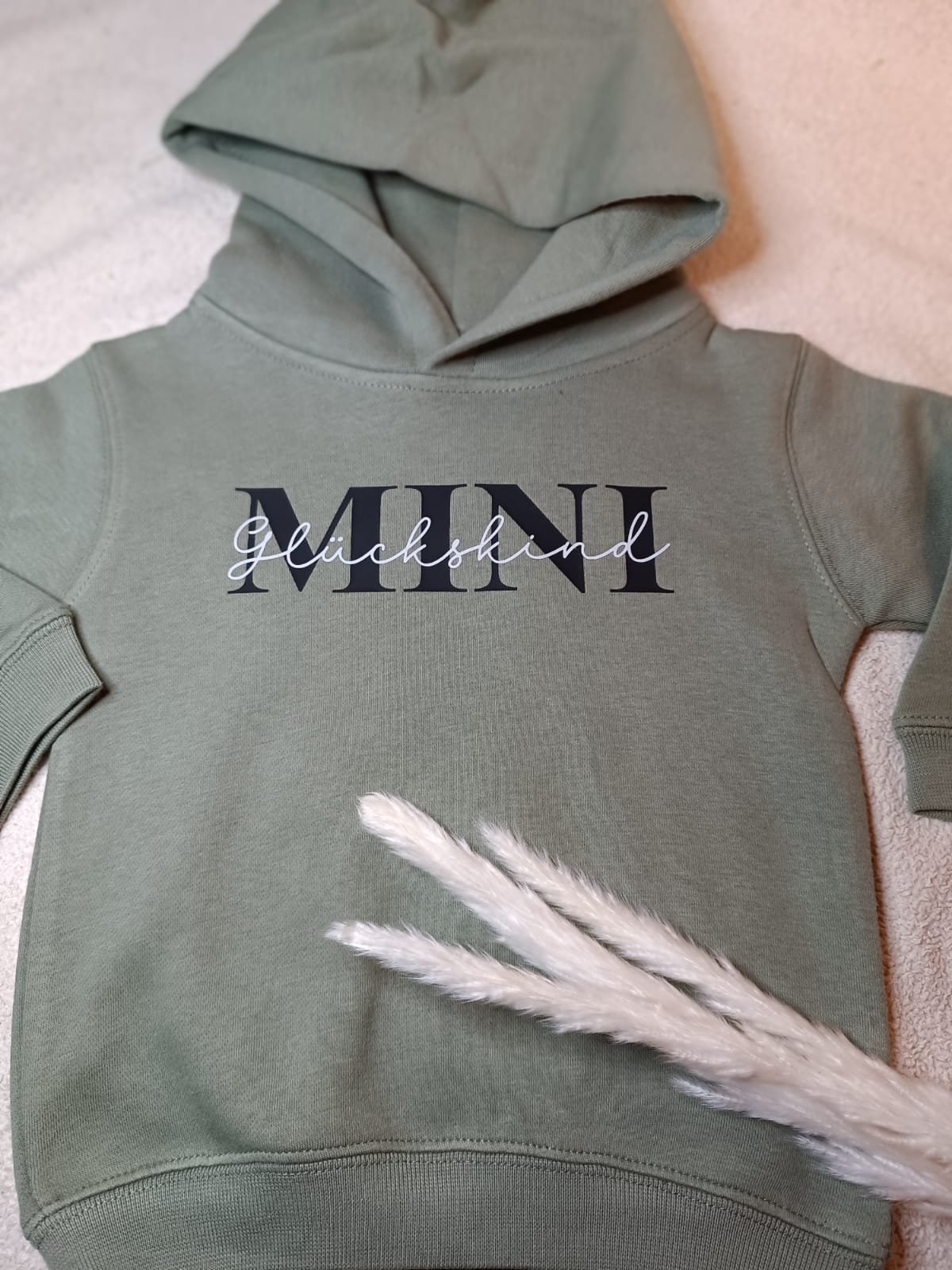 Personalisierter Kinder Hoodie Mini, Baby Hoodie Mini personalisiert, Geschenk Weihnachten, Geschenk zur Geburt, Geburtstagsgeschenk Kinder