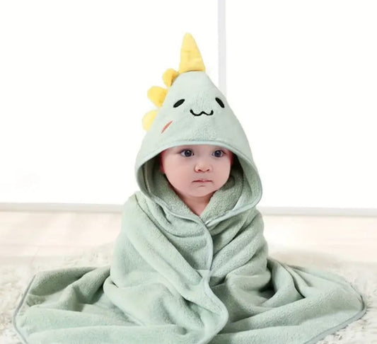 Serviette de bain pour bébé | Peignoir bébé | Serviette à capuche bébé différentes couleurs et visages d'animaux