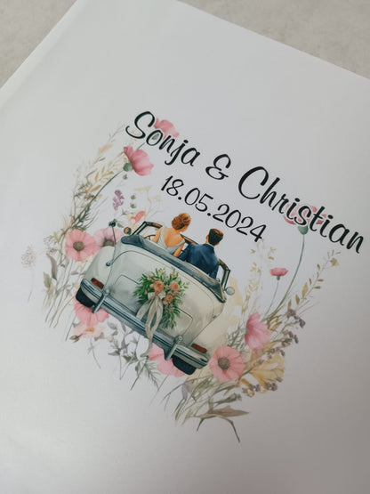 Personalisiertes Kissen zur Hochzeit | Geschenk Hochzeit | Geldgeschenk zur Hochzeit | Hochzeitsgeschenk personalisiert | Geschenk Brautpaar