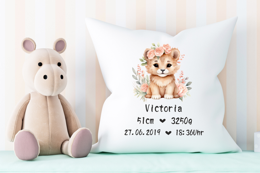 Birth pillow | Baby pillow personalized | Baptism pillow | Pillow for baptism | Birth pillow