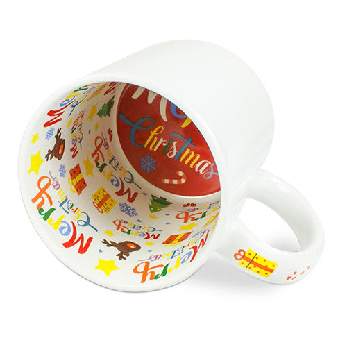 Christmas mug with 3D Christmas images