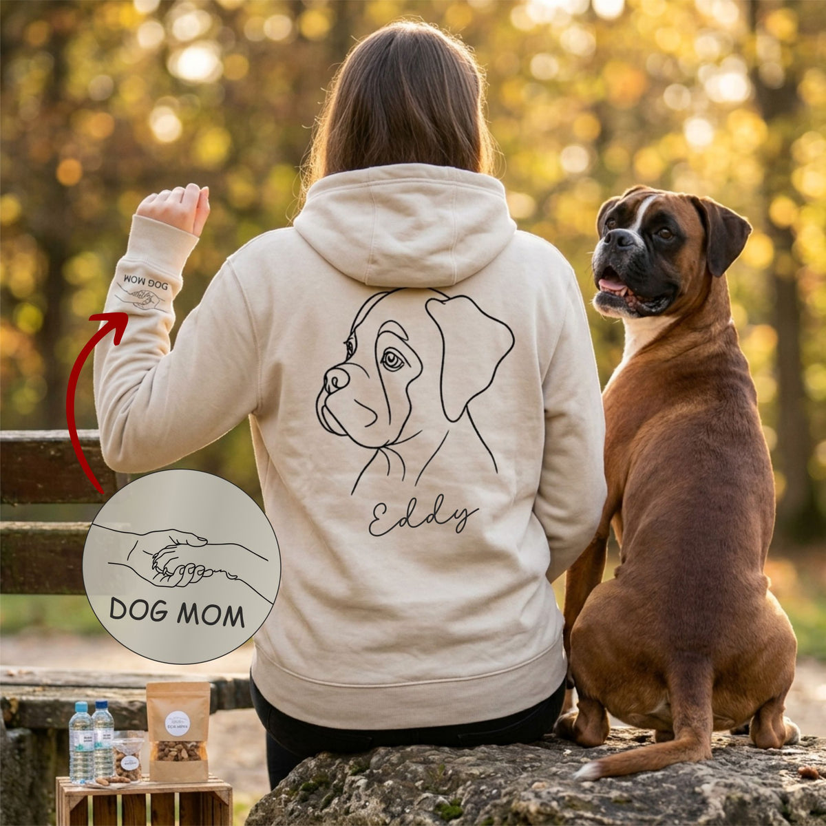 Hunde Mama Hoodie - Dog Mom Hoodie