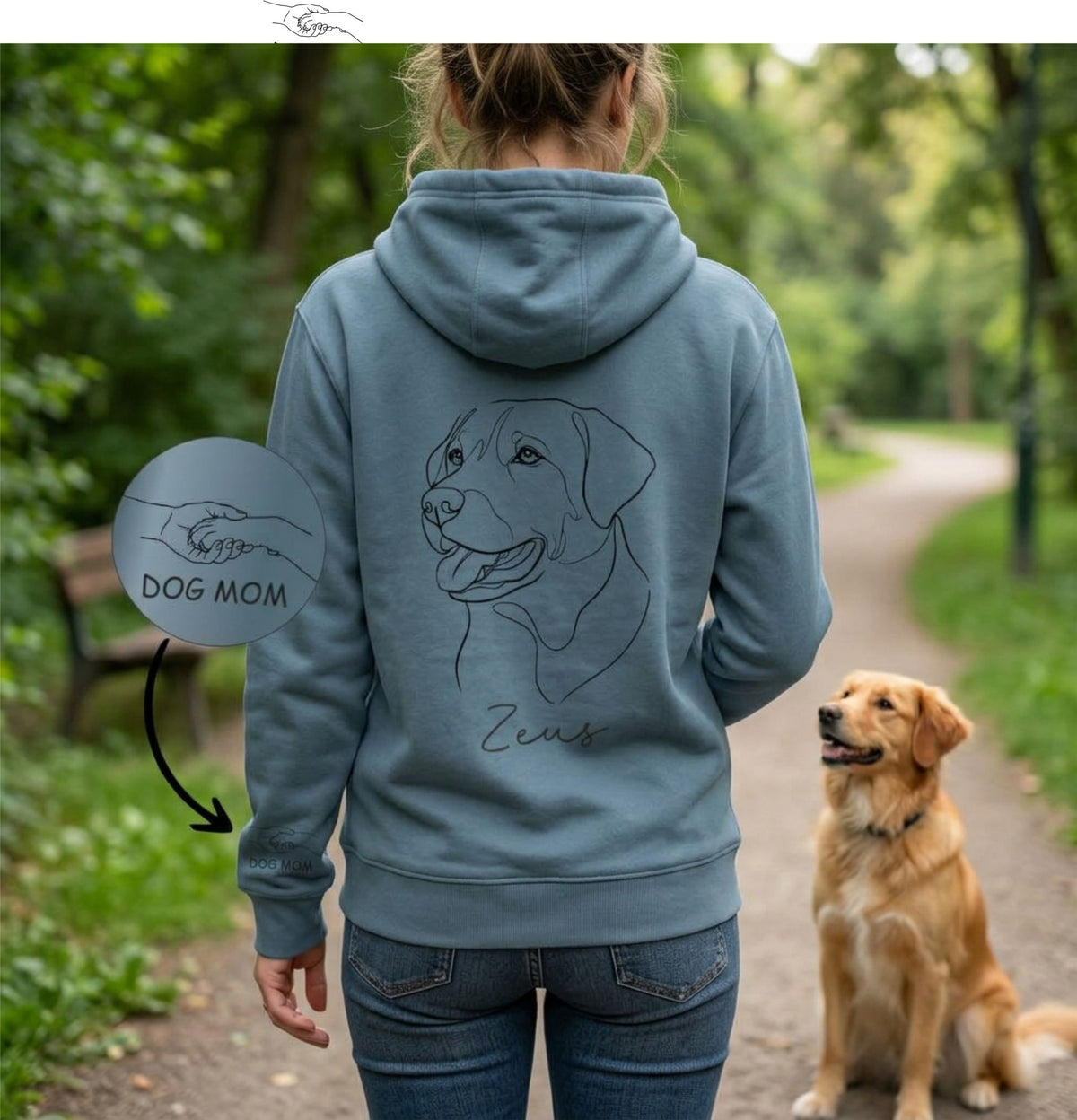 Hunde Mama Hoodie - Dog Mom Hoodie