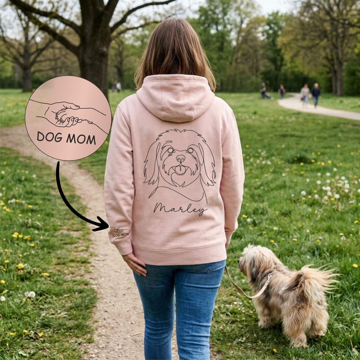 Hunde Mama Hoodie - Dog Mom Hoodie