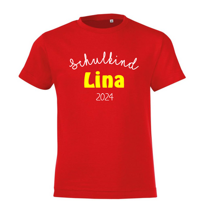 Einschulung Shirt | Schulstart Shirt personalisierbar | Schulkind Shirt