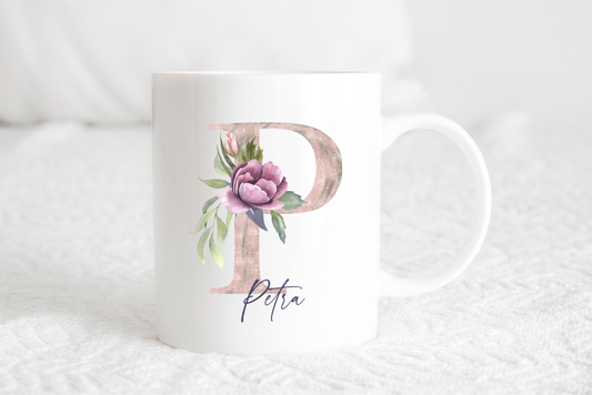 Cup with letter and name | Gift Mother's Day | personalized mug